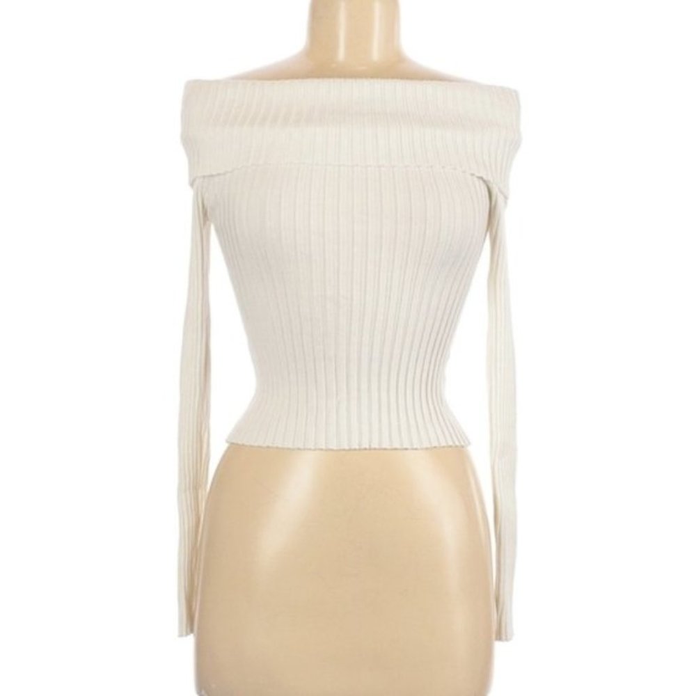 Forever 21 Off the Shoulder Sweatshirt